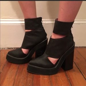 Jeffrey Campbell Feria Cutout Platform Ankle Boot
